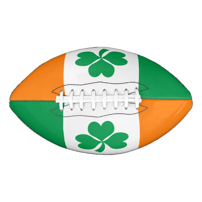 Flag of Ireland Shamrock Football (Front)