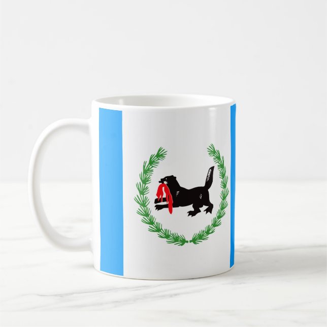 Flag of Irkutsk oblast Coffee Mug (Left)