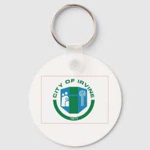 Flag of Irvine, California Keychain