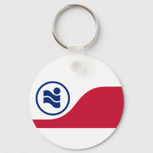 Flag of Irving, Texas Keychain