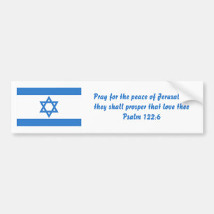 Flag of Israel, Bumper Sticker