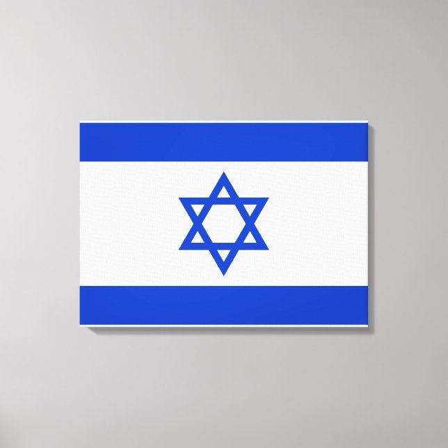 Flag of Israel Canvas Print (Front)