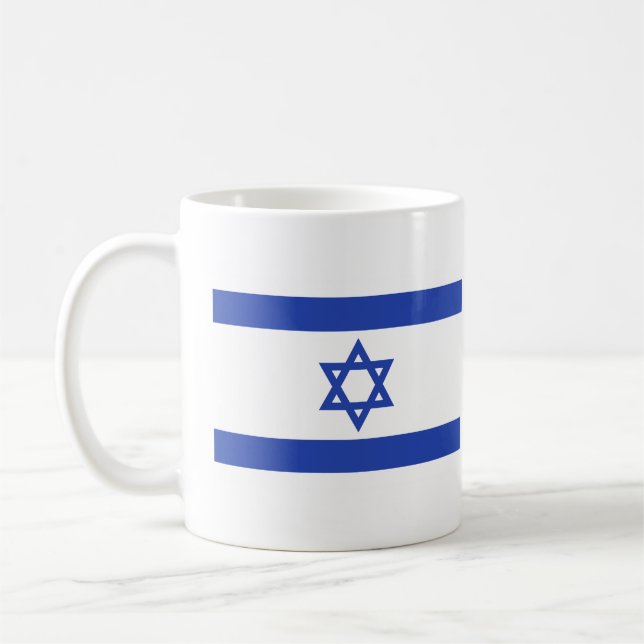 Flag of Israel Coffee Mug (Left)