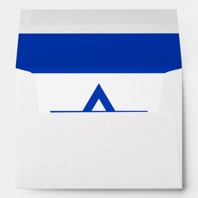 Flag of Israel Envelope (Back (Bottom))