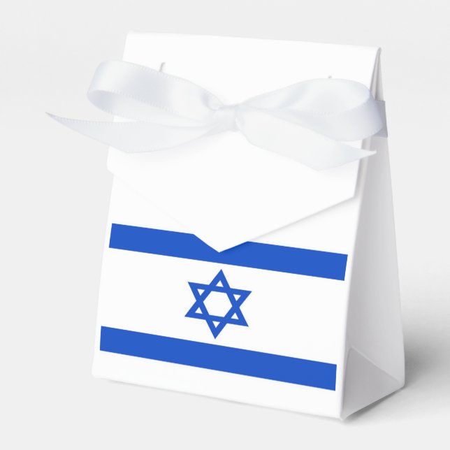 Flag of Israel Favor Box (Front Side)