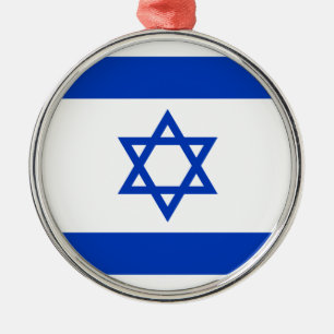 Flag of Israel Metal Ornament