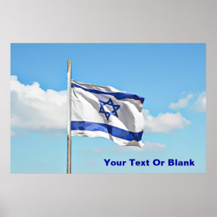 Flag Of Israel Poster
