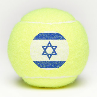 Flag of Israel Tennis Balls