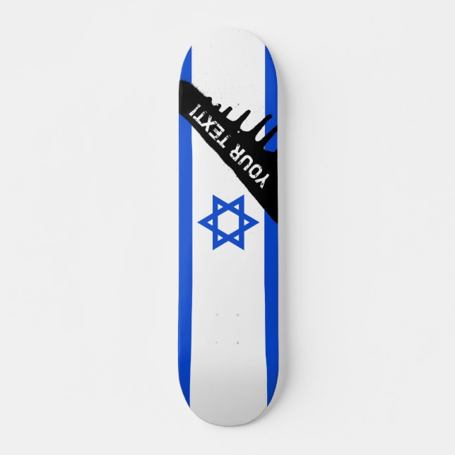 Flag of Israeli Skateboard (Front)