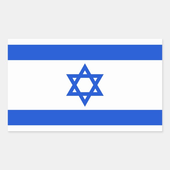 Flag of Israeli Sticker (Front)
