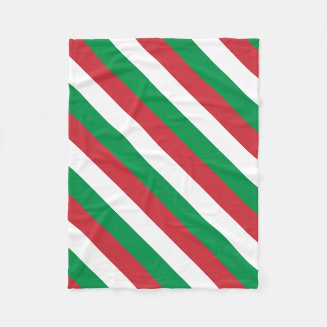 Flag of Italia Fleece Blanket (Front)