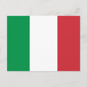 Flag of Italia Postcard