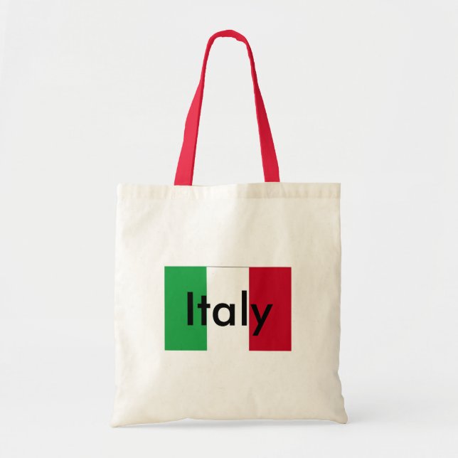 Flag Of Italy Budget Tote Bag (Front)