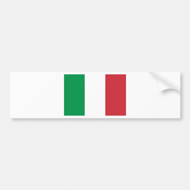 Flag of Italy Bumper Sticker (Front)
