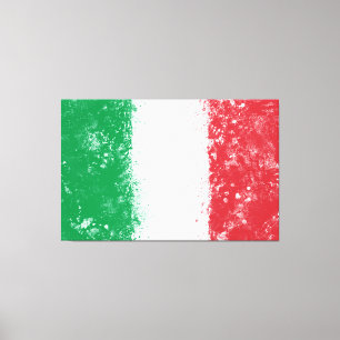 Flag of Italy Canvas Print
