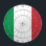 Flag of Italy Dartboard<br><div class="desc">Flag of Italy - bandiera d'Italia</div>