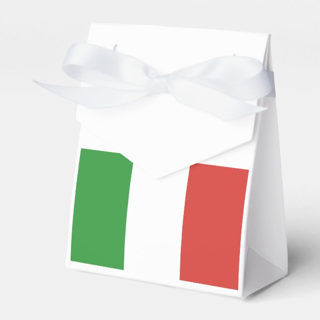 Flag of Italy Favor Box (Front Side)