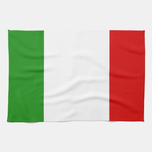 Flag of Italy Kitchen Towel (Horizontal)