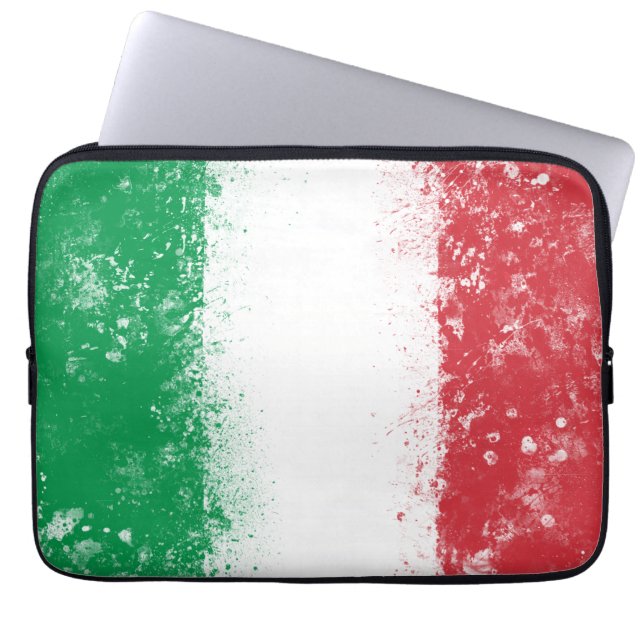Flag of Italy Laptop Sleeve (Front)