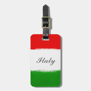 Flag of Italy. Luggage Tag