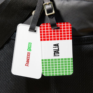 Flag of Italy Luggage Tag
