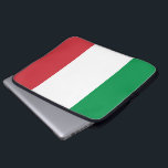 Flag of Italy Neoprene Laptop Sleeve<br><div class="desc">The flag of Italy (bandiera d'Italia, often referred to in Italian as il Tricolore) is a tricolour featuring three equally sized vertical pales of green, white, and red, with the green at the hoist side. Its current form has been in use since 19 June 1946 and was formally adopted on...</div>