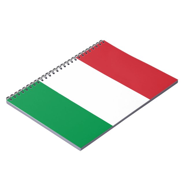 Flag of Italy Notebook (Left Side)