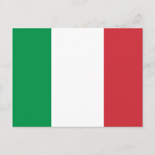 Flag of Italy Postcard