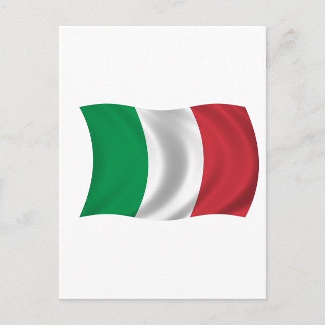 Flag of Italy Postcard (Front)