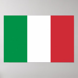 Flag of Italy Poster