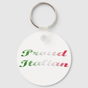 Flag of Italy. Proud Italian. Keychain