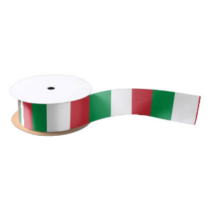 Flag of Italy ribbon Satin Ribbon