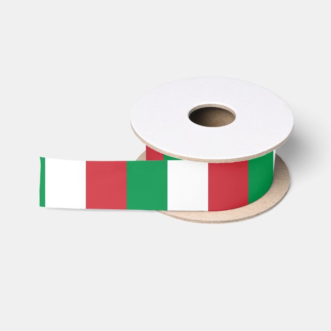 Flag of Italy ribbon Satin Ribbon (Spool)