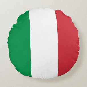 Flag of Italy Round Pillow