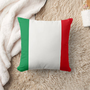 Flag of Italy Throw Pillow