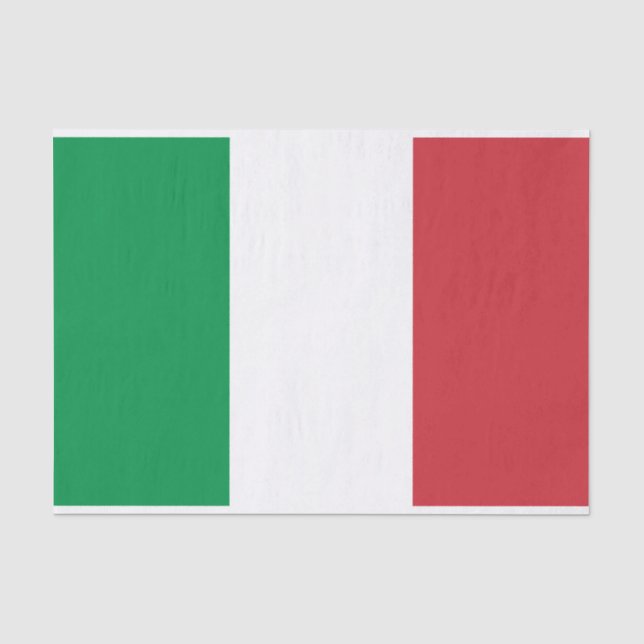 Flag of Italy Tissue Paper (Front)