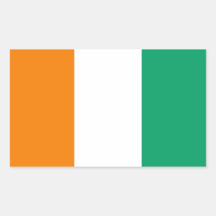 Flag of Ivory Coast - Drapeau de la Côte d'Ivoire Sticker