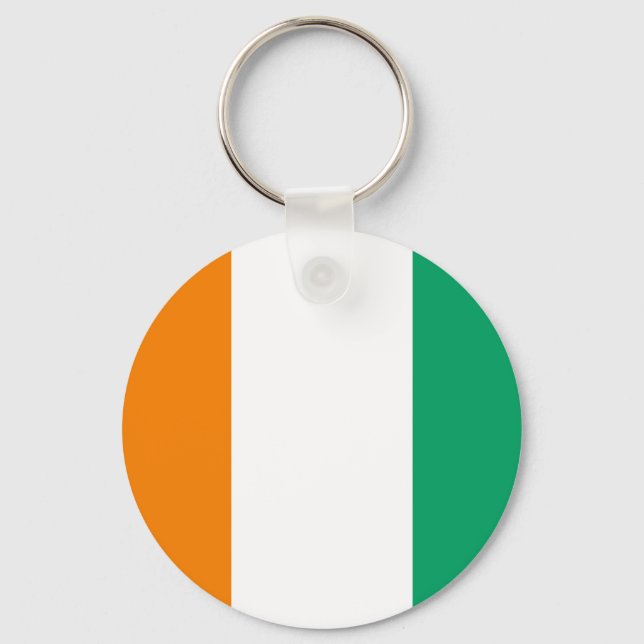 FLAG OF IVORY COAST KEYCHAIN (Front)