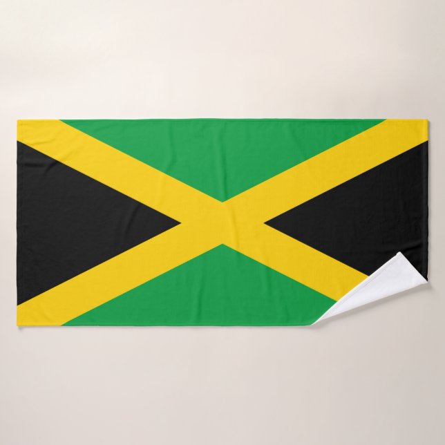 Flag Of Jamaica Bath Towel (Bath Towel)