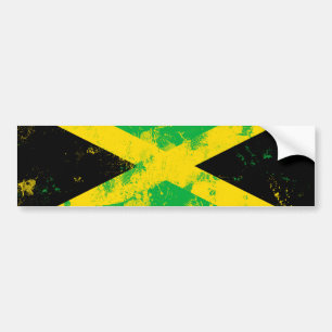 Flag of Jamaica Bumper Sticker