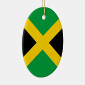 Flag of Jamaica Ceramic Ornament (Right)