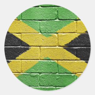 Flag of Jamaica Classic Round Sticker