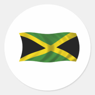 Flag of Jamaica Classic Round Sticker