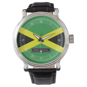 Flag of Jamaica Custom Name Watch