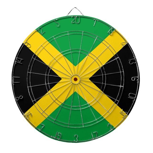 Flag of Jamaica Dartboard (Front)