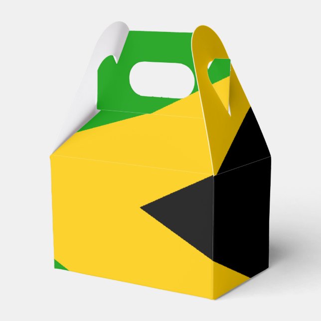 Flag of Jamaica Favor Box (Front Side)