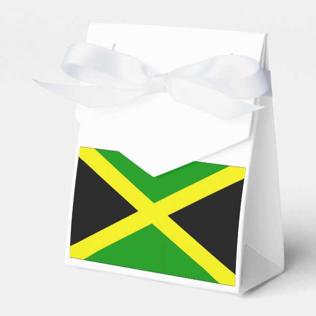 Flag of Jamaica Favor Box (Front Side)