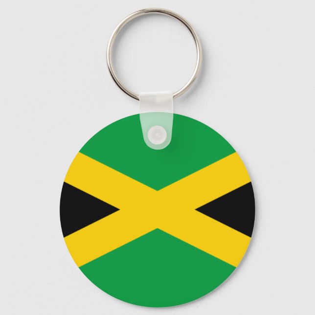 Flag of Jamaica - Jamaican Flag Keychain (Front)