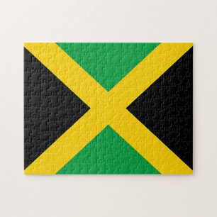 Flag of Jamaica Jigsaw Puzzle