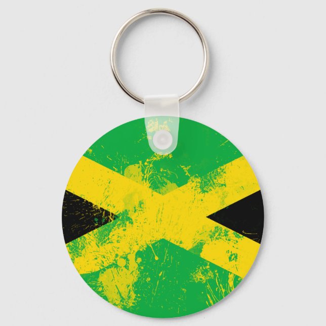 Flag of Jamaica Keychain (Front)